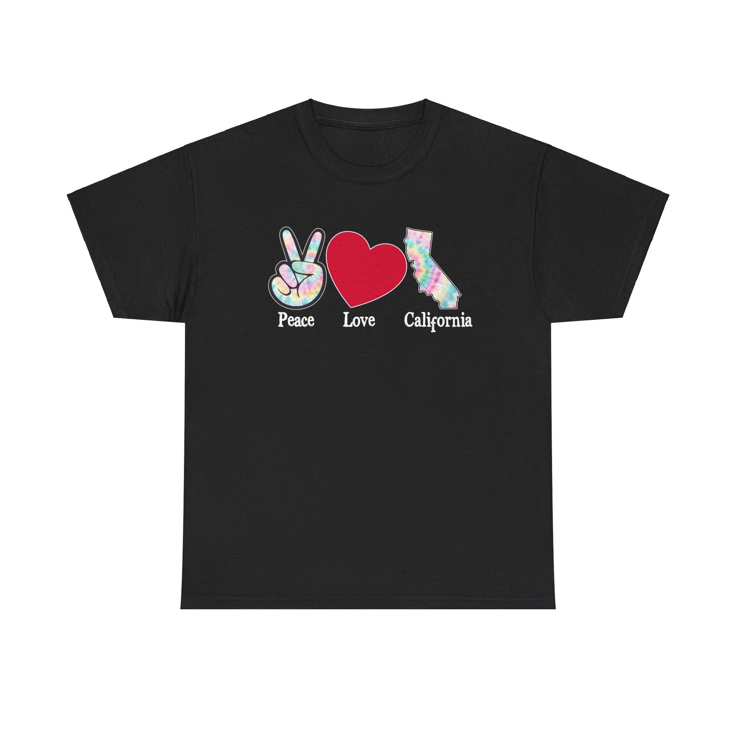 Peace Love California T-shirt